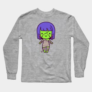 Cute Kawaii Mummy Girl Cartoon Long Sleeve T-Shirt